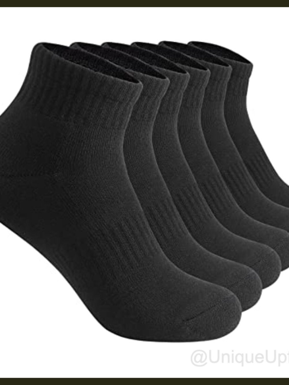 Women's Athletic Ankle Socks Cotton Cushioned Low Cut Running Sport Tab Socks 6